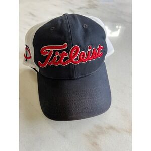 Titleist Golf Hat Trucker Cap Minnesota‎ Twins Logo Adjustable